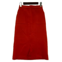 YECCA VECCA イェッカヴェッカ タイト ロングスカート sizeF/レッド