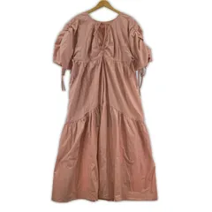 WHO'S WHO Chico フーズフーチコ ボリュームスリーブ ティアードワンピース size表記なし/ピンク