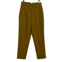 ZARA ザラ  ハイウエスト テーパードパンツ sizeEUR M/キャメルイエロー系