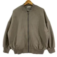 ITEMS URBAN RESEARCHアイテムズ アーバンリサーチ フェイクスエードブルゾン sizeFree/ブラウン系