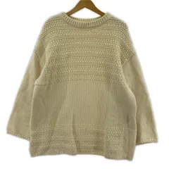 URBAN RESEARCH DOORS アーバンリサーチドアーズ 柄編みニット sizeM/アイボリー