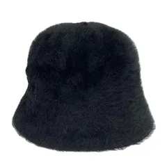 BEAMS HEARTビームスハート フェイクファー バケットハット size57.5cm/ブラック