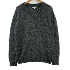 BEAUTY&YOUTH UNITED ARROWS ビューティアンドユースユナイテッドアローズ Vネック ミックスニットセーター sizeL/チャコール