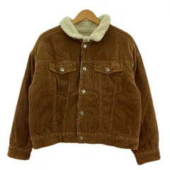 koe コエ 裏ボア コーデュロイジャケット sizeF/ブラウン