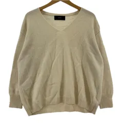 SHIPS シップス カシミヤ混 Vネックニット size表記なし/アイボリー