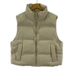 ZARA ザラ 中綿 ジップアップベスト sizeEUR S/ベージュ