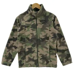 Columbia コロンビア WB6777 カモフラ フリースジャケット sizeM/カーキ×グレー×ベージュ