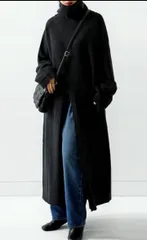 patterntorso スリットニットワンピ