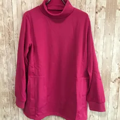 コ　Provador（プロバドール）　遠赤外線ぽかぽか裏シャギー起毛チュニック　ピンク　??