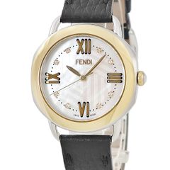 箱有り 稼働】FENDI フォーエバー 13P ダイヤ SS×YG 腕時計 黒 - メルカリ