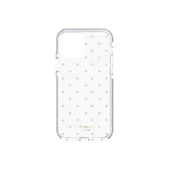 Kate Spade ハードシェルケース iPhone 12 Pro Max用 - ピンドット ジェム/ライラックパープル 