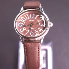 【稼働美品】SEIKO　Ruse レディース腕時計　電池交換済　新品革ベルト