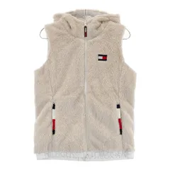 サイズ：M TOMMY HILFIGER GOLF トミー ヒルフィガーゴルフ  リバーシブル ボアベスト  ベージュ系 [240101458030] ゴルフウェア レディース ストスト