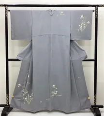 ひろりん✺正絹 本加賀友禅 松井眞夫落款 訪問着 着物 A3694 ひろりん✺正絹 本加賀友禅 松井眞夫落款 訪問着 着物 A3694 正絹 本加賀