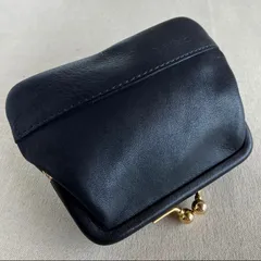 Vintage Coach Change Purse Kisslock Wallet Coin Pouch Dark Navy