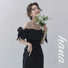 【新品未使用】ウェディングドレス オフショルダー ウエディングドレス 花嫁ドレス 二次会 花嫁 ドレス 黒 二次会ドレス Aライン ロング丈 ファスナータイプ 二次会 前撮り後撮