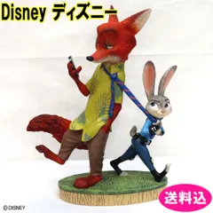 ディズニー　フィギュア　定価13,200円　ズートピア　ジュディ＆ ニック　ネクタイ　6013851