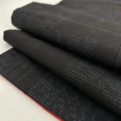 本場大島紬 横双 裄65 素敵な絣柄 正絹 着物 MK-1195