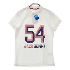 サイズ：1 JACK BUNNY ジャックバニー  半袖ポロシャツ  ホワイト系 [240101300125]# ゴルフウェア レディース ストスト