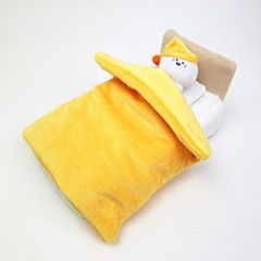 문구와 함께 봉제 인형 침대 티슈 커버