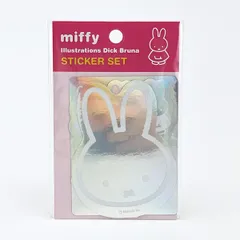 ミッフィー miffy オーロラ ステッカーセット (ピンク) 文具 日本製