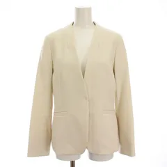 エニィスィス エニシス anySiS 24SS 褒めらレディカラーレスジャケット ノーカラー アウター 2 アイボリー /YM