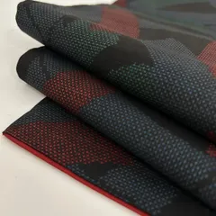 本場大島紬 一元式 幾何学模様 素敵な絣柄 正絹 着物 MK-1196