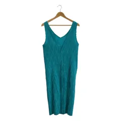 20251104　イッセイミヤケ　エプロン　バイカラー　グリーン　※値下げ不可. 20251104 イッセイミヤケ エプロン バイカラー グリーン ※値下げ不可