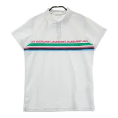 サイズ：2 JACK BUNNY ジャックバニー 2023年モデル 半袖ポロシャツ  ホワイト系 [240101560757] ゴルフウェア レディース ストスト