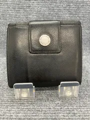 【値下げ中】【美品】BVLGARI ブルガリ クラシコ Wホック二つ折り財布 BVLGARI ブルガリ Wホック 3つ折り財布 クラシコ レザー 長財布