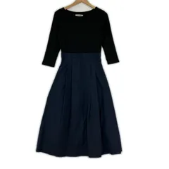 nano universe ナノユニバース ドッキングワンピース sizeF/ネイビー×ブラック