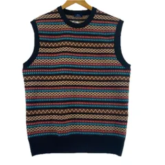 ITEMS URBAN RESEARCH　アイテムズ アーバンリサーチ 総柄 ニットベスト sizeL/マルチカラー