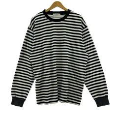 B:MING LIFE STORE by BEAMS ビーミングバイビームス ボーダー長袖Ｔシャツ sizeXL/ブラック×ホワイト