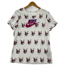 NIKE  ナイキ  アニマル柄半袖Ｔシャツ sizeL/ホワイト系