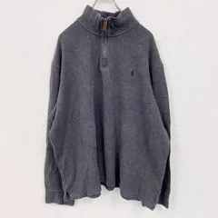新品未使用 POLO ラルフローレン メンズ ハーフジップ グレー L 楽天市場】ラルフローレン POLO Ralph Lauren ハーフジップ スウェット