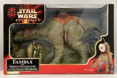 トミー CREATURE FAMBAA / WITH SHIELD GENERATOR AND GUNGAN WARRIOR 3.5インチ用