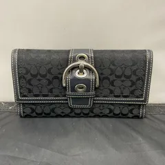 コーチ シグネチャー 長財布　黒 B25092319