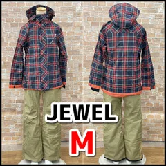 JEWEL 　ウィンタースポーツ　スキー/スノーボード　ウエア上下セット　サイズ:M　USED現状品　YMO11-069-07-80