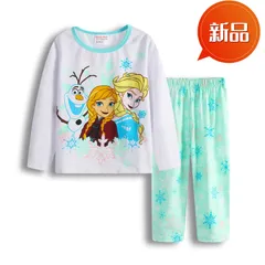 新品 アナと雪の女王 パジャマ 100〜130cm 長袖 キッズ 女の子 ルームウェア エルサ アナ 冬用