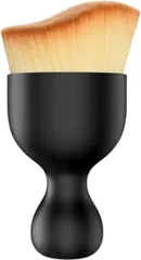 ABILEAD キーボードブラシ 収納ケース付き 洗える 極細高密度 静電気低減 パソコン モニター 車内 エアコン吹き出し口 操作ボタン (ブラック,  1本)