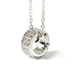 ステンレス ネックレス リング ジルコニア シルバー カラー【ネックレス レディース メンズ SALE セール アクセサリー アクセ】