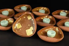 加藤作助 造 菊文 隅切小皿 7客 懐石料理道具 向付 2025年最新】向付の