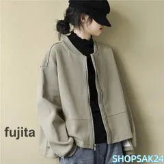 ブルゾン 長袖 ライトアウター レディース ジャケット 無地 スウェット アウター ショート丈 春 秋 大きいサイズ 20代 30代 40代 50代裏起毛676