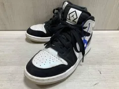 NIKE/ナイキ/AIR JORDAN 1 MID SE(GS)/スニーカー/ホワイト/22.5cm/DN4921-100/鑑定済み