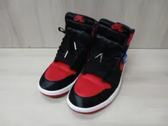 NIKE WMNS AIR JORDAN 1 RETRO HIGH OG スニーカー ナイキ ブラック レッド サイズ26.5cm 