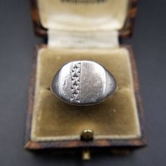 80sビンテージ☆silver925☆モッズリング☆直径18～19mm☆mods - メルカリ