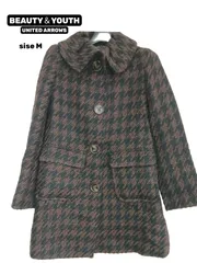BEAUTY&YOUTH UNITED ARROWS ステンカラーコート 千鳥格子