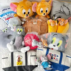 トムとジェリー ぬいぐるみ 16点セット 一番くじ未開封 ラストワン賞 ラスト賞 とびつきぬいぐるみ タグあり多数 16