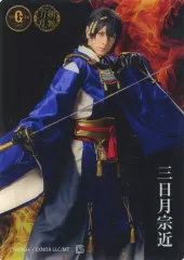 【中古】キャラカード 黒羽麻璃央(三日月宗近) クリアトレーディングフォトカード(背景：ブラック) 「ミュージカル『刀剣乱舞』×読売ジャイアンツ」