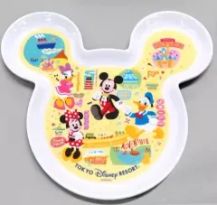 【中古】皿・茶碗 ミッキー＆ミニー＆ドナルド＆デイジー(アトラクション) スーベニアプレート 「ディズニー」 東京ディズニーリゾート限定